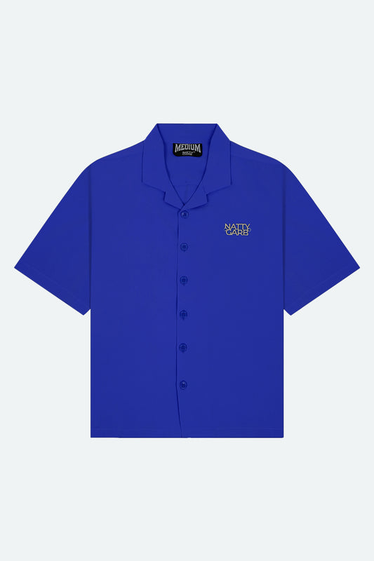 CUBAN COLLAR SHIRT (ULTRAMARINE)