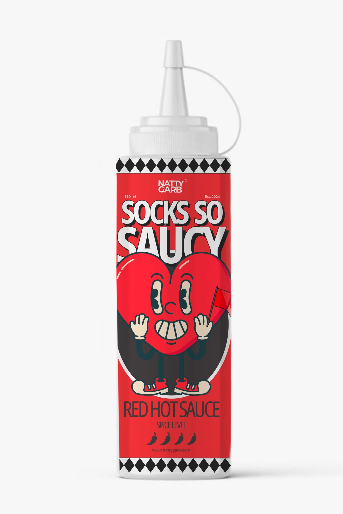 SOCKS SO SAUCY - RED HOT SAUCE