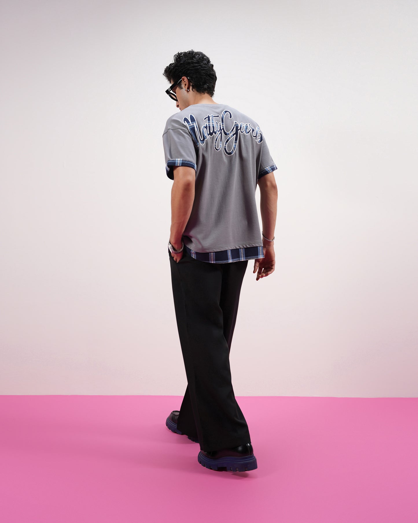 LEGACY T-SHIRT (GREY & BLUE)