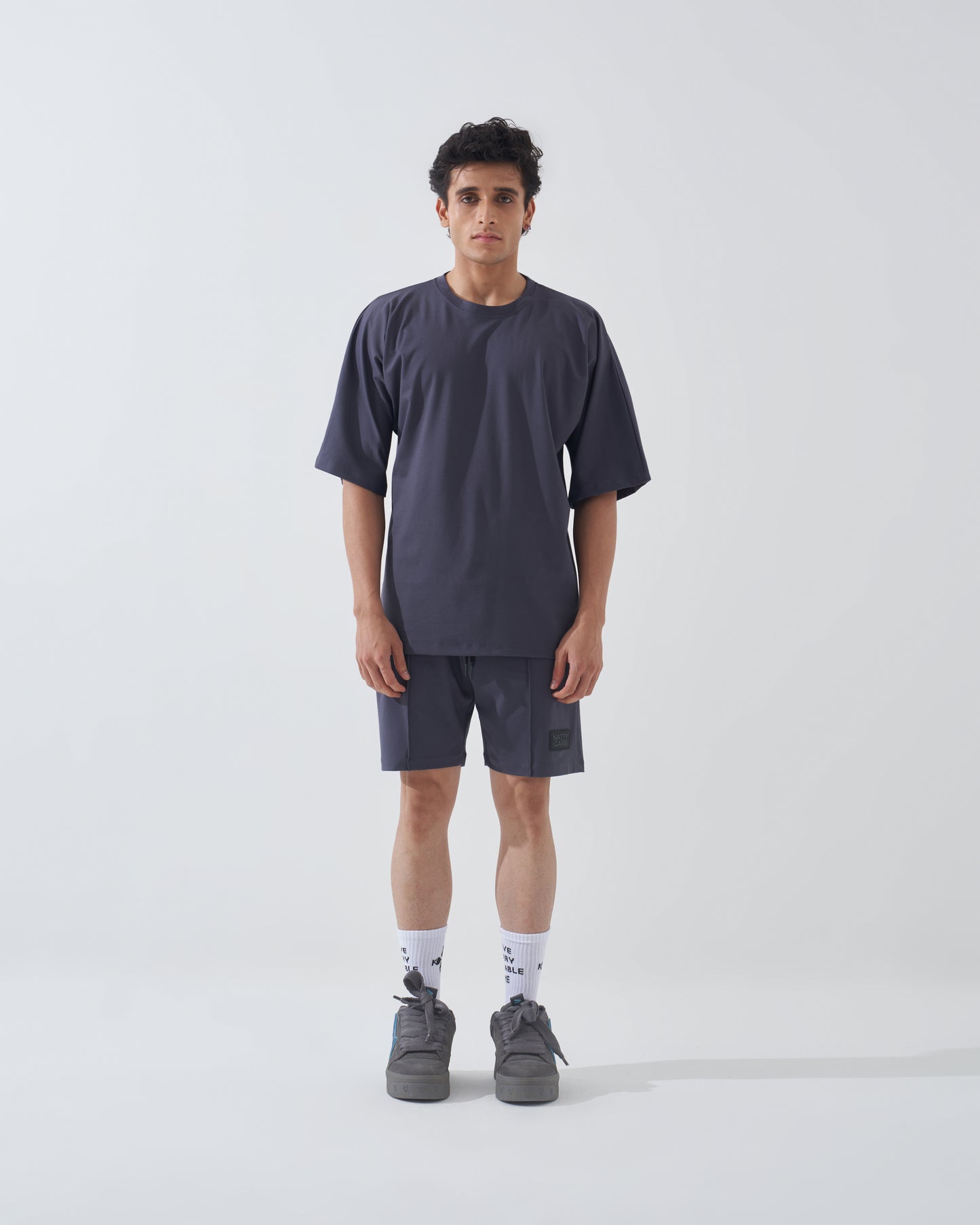 SIGNATURE SUMMER SHORTS(GREY)
