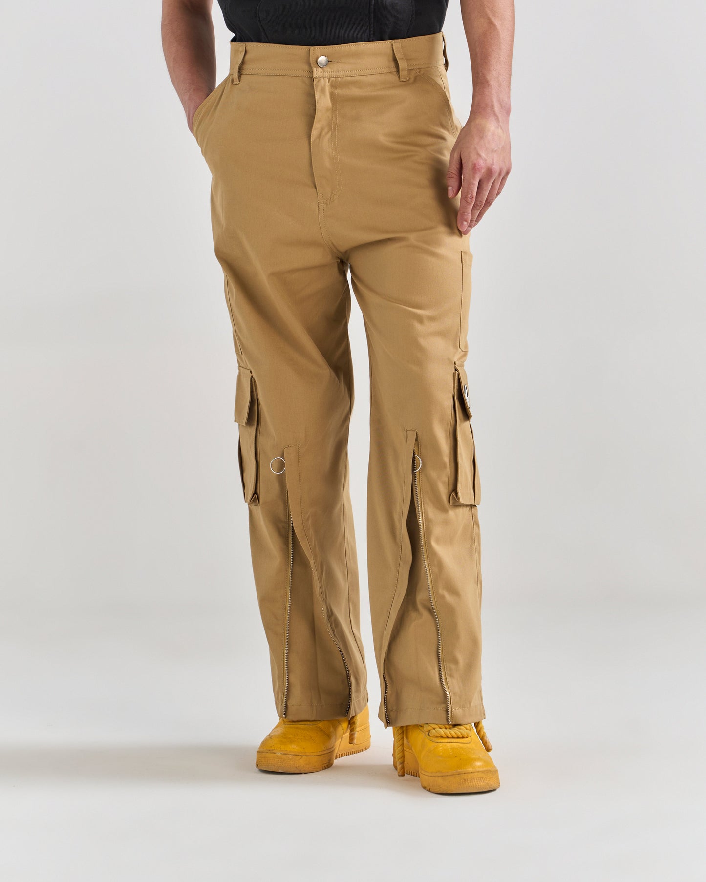 OCTA SLIDER PANTS - BEIGE