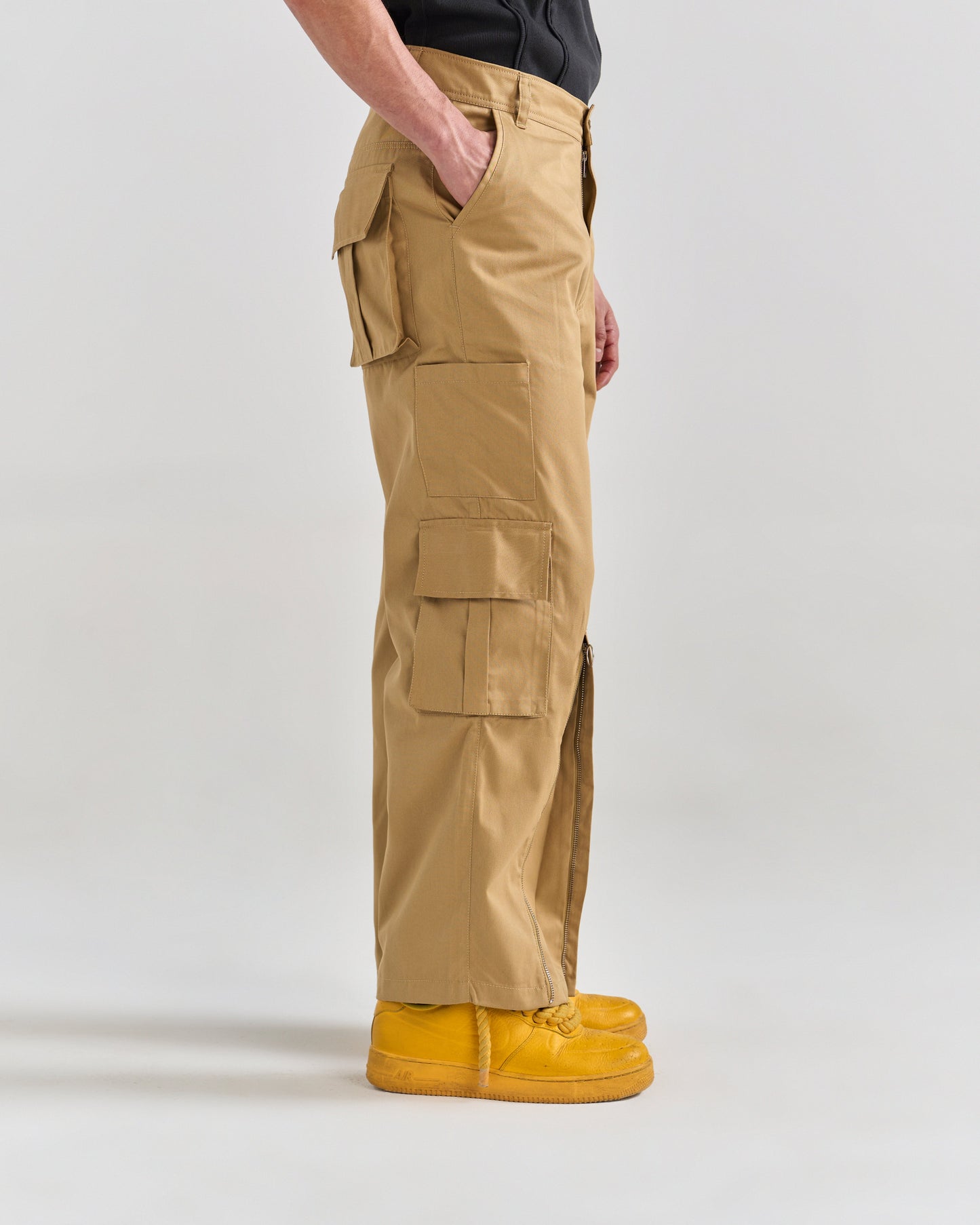 OCTA SLIDER PANTS - BEIGE