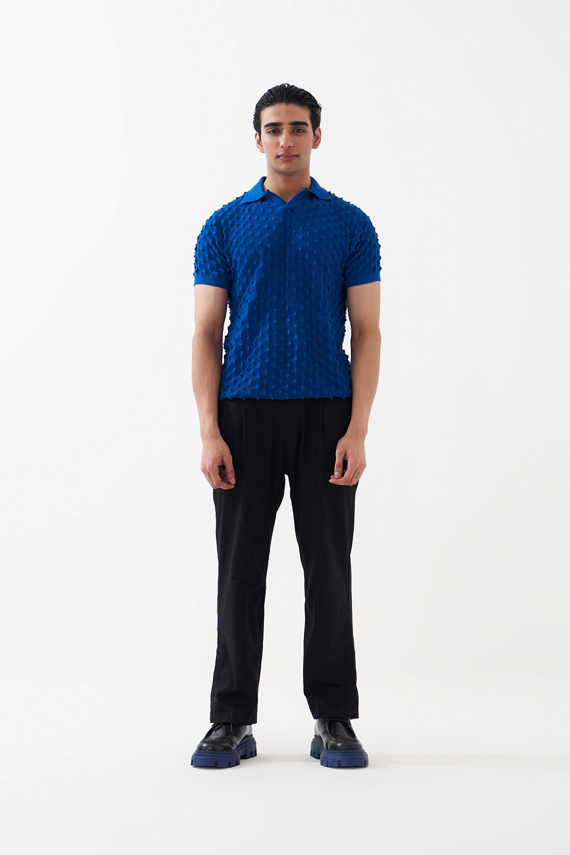 SPIKEY POLO (EGYPTIAN BLUE)