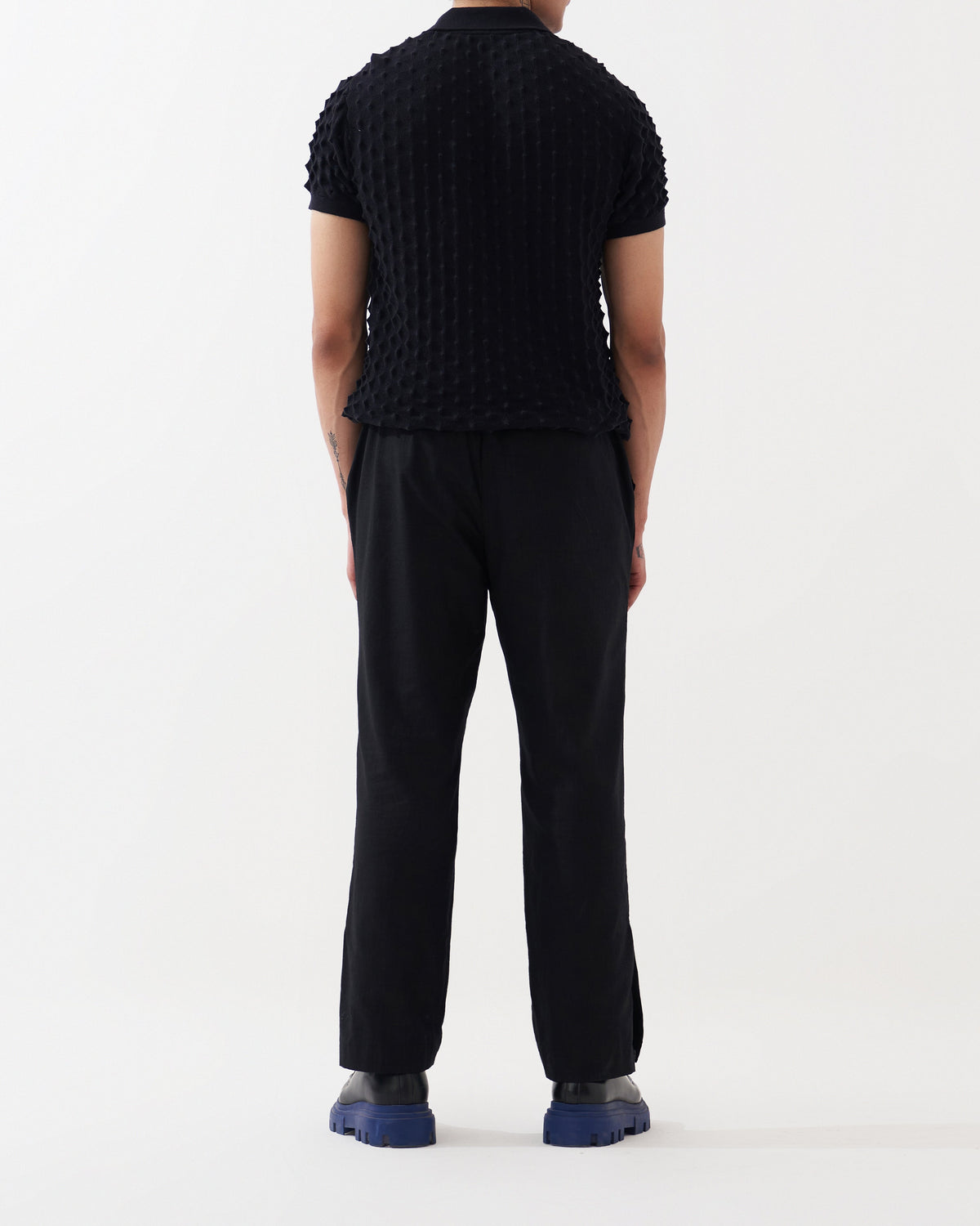 SPIKEY POLO (VANTA BLACK)