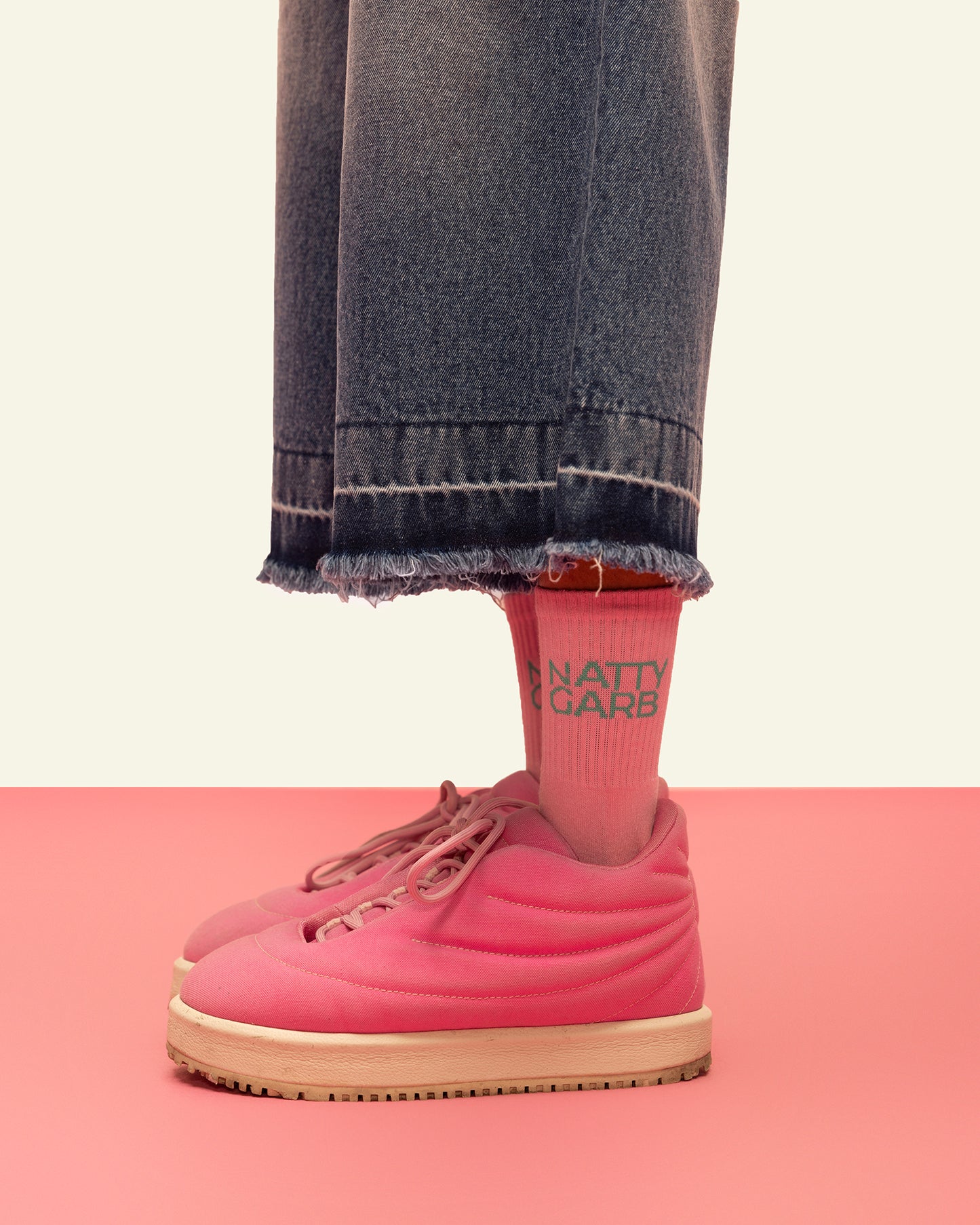 MATCHA RASPBERRY SOCKS