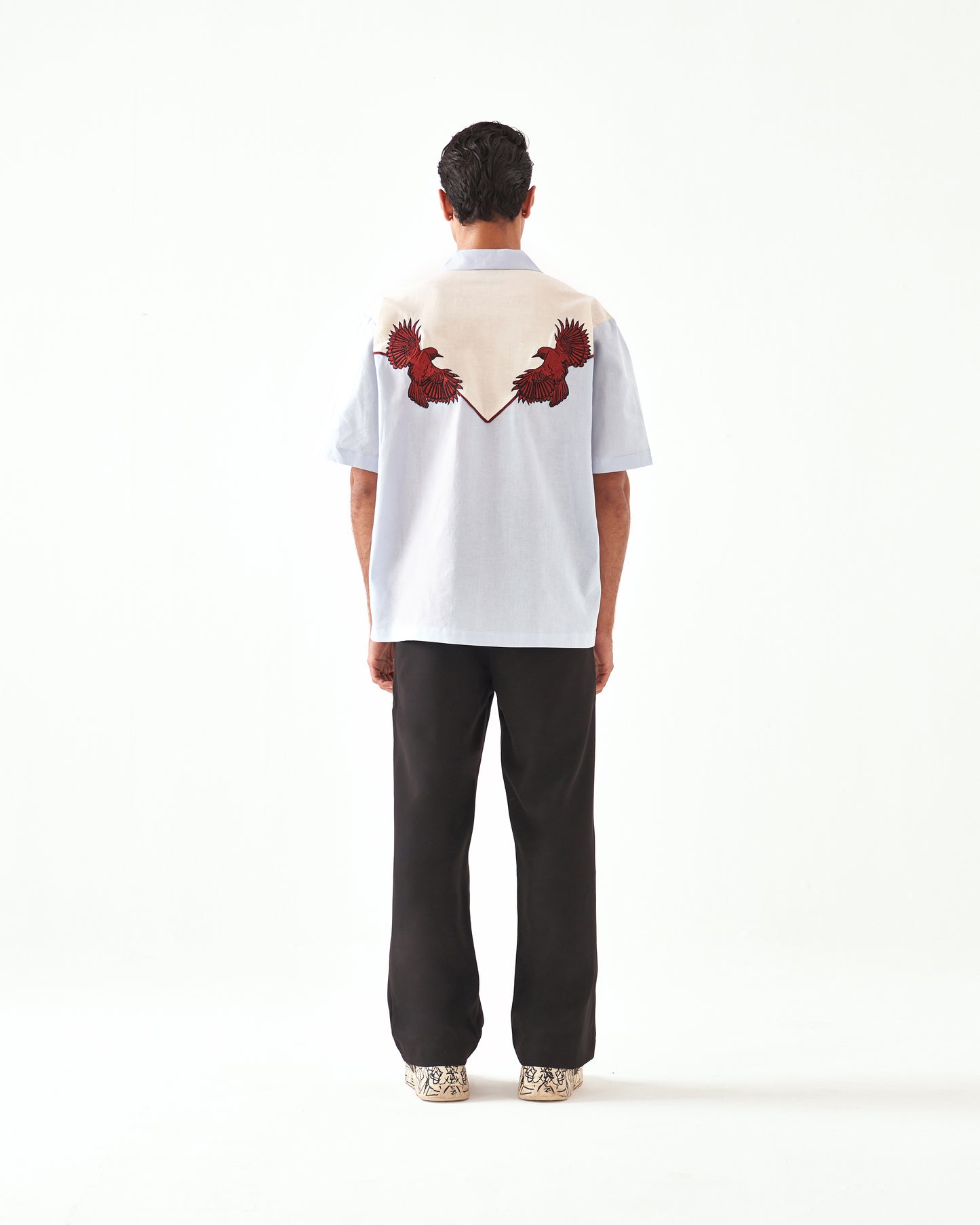 LOVEBIRDS LINEN SHIRT