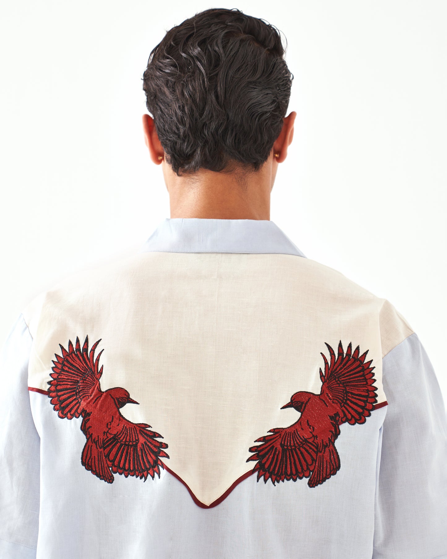LOVEBIRDS LINEN SHIRT