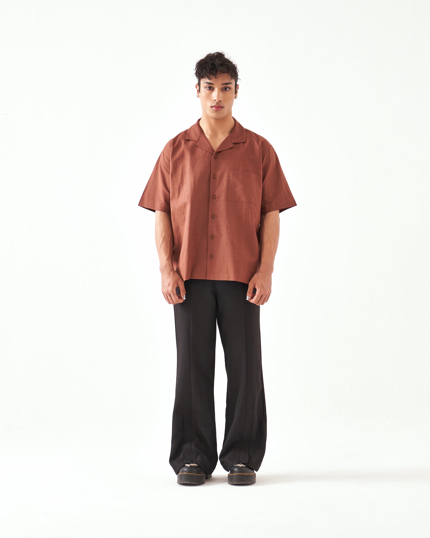 SHUANG LONG LINEN SHIRT