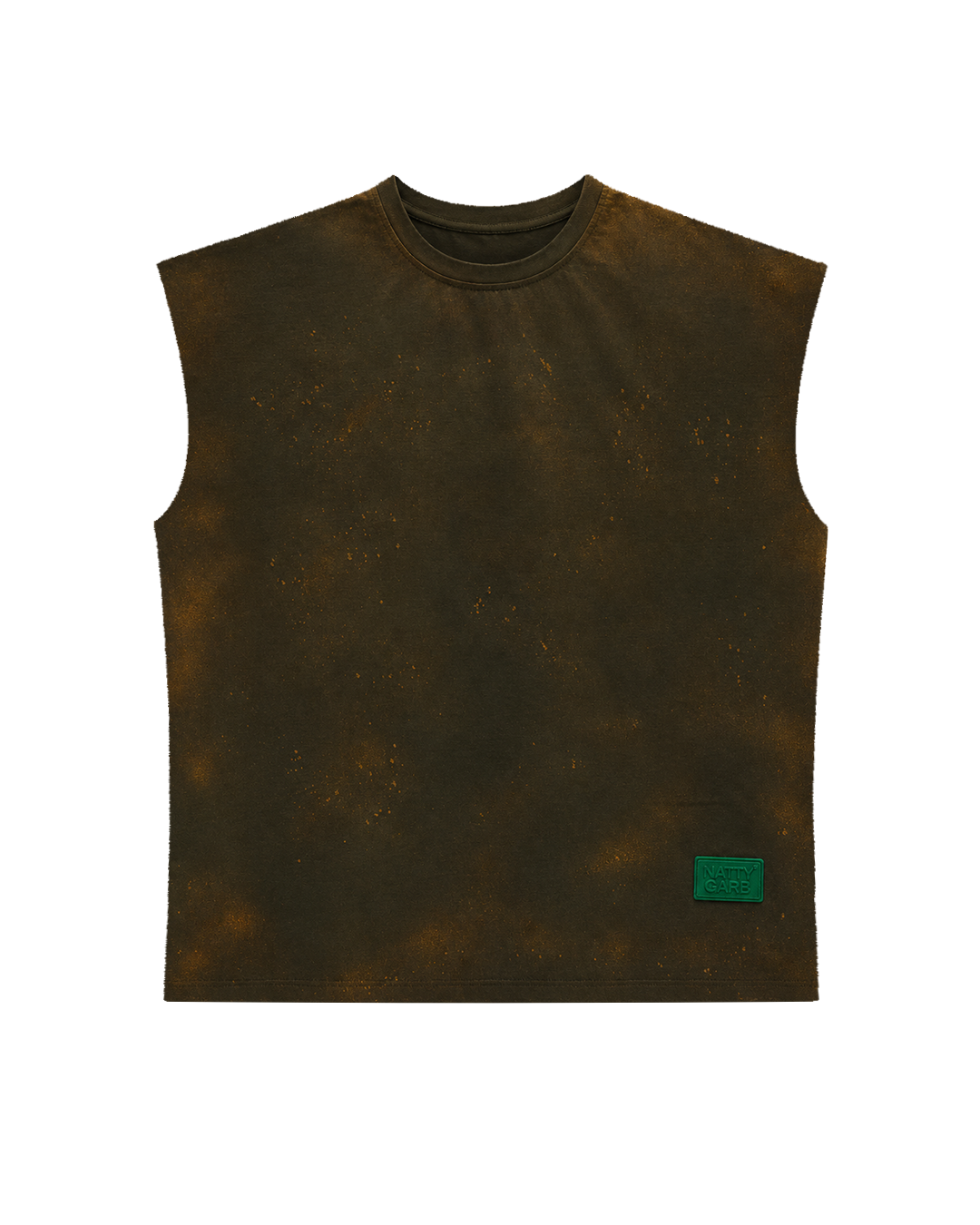 DIAMOND SCRIPT TANK (OLIVE GREEN)