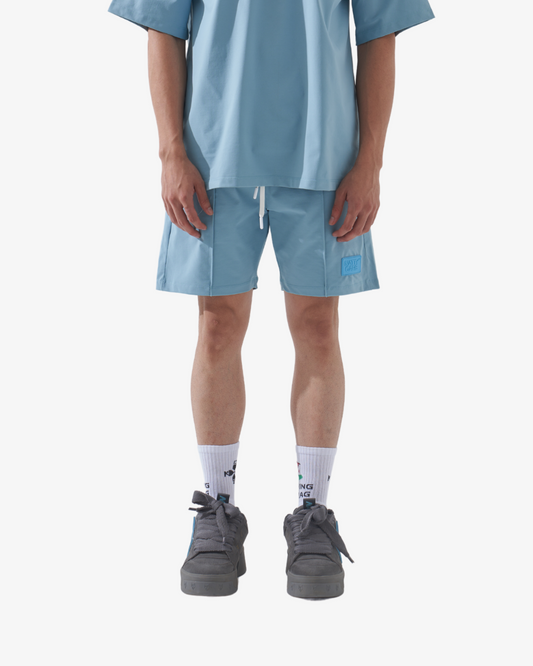 SIGNATURE SUMMER SHORTS(SKY BLUE)