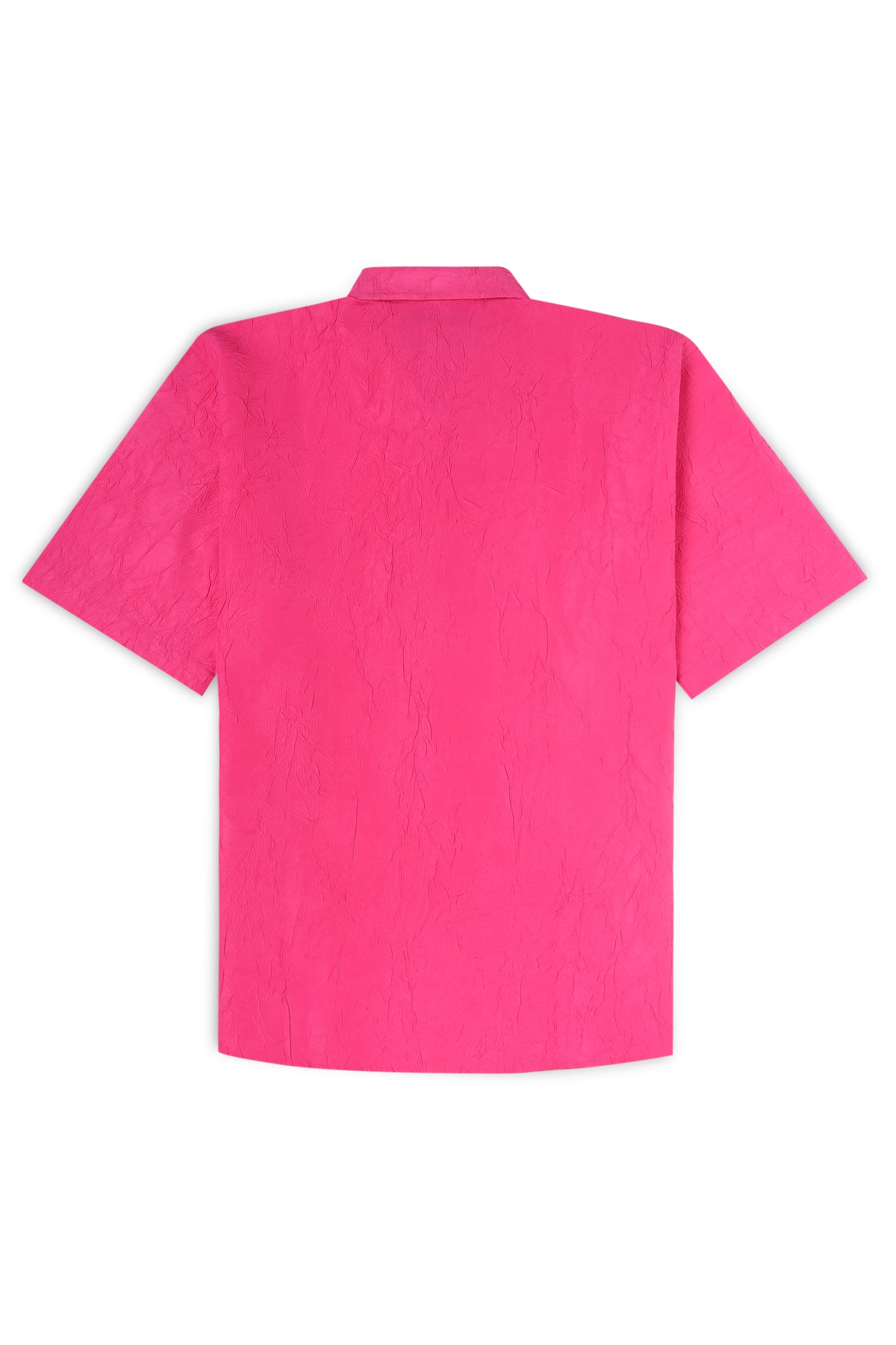 CRINKLED NATTY PINK SHIRT
