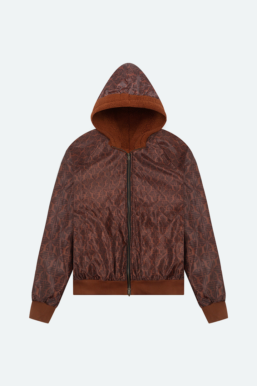 NG REVERSIBLE SHERPA JACKET (BROWN)