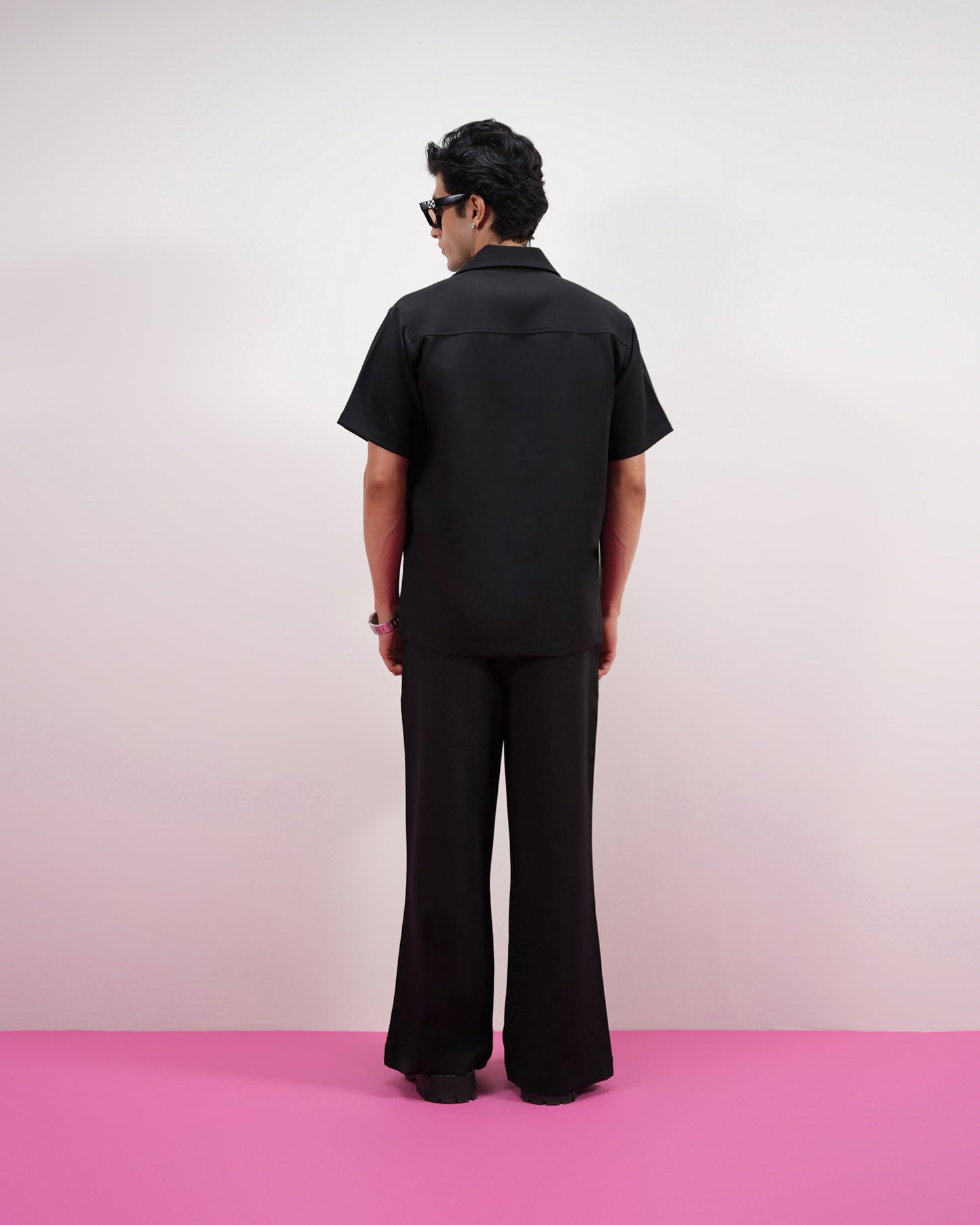 CUPID LOCK SHIRT HALF SLEEVE (BLACK)