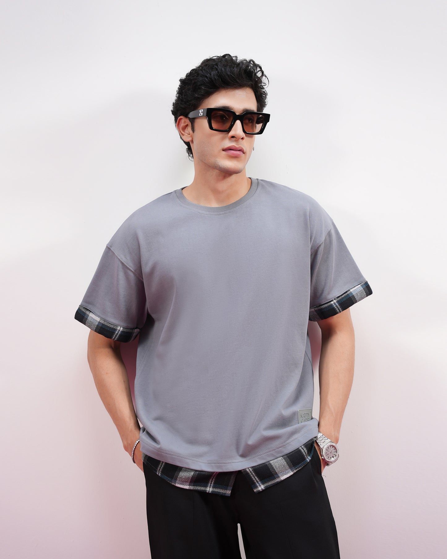 LEGACY T-SHIRT (GREY & WHITE)