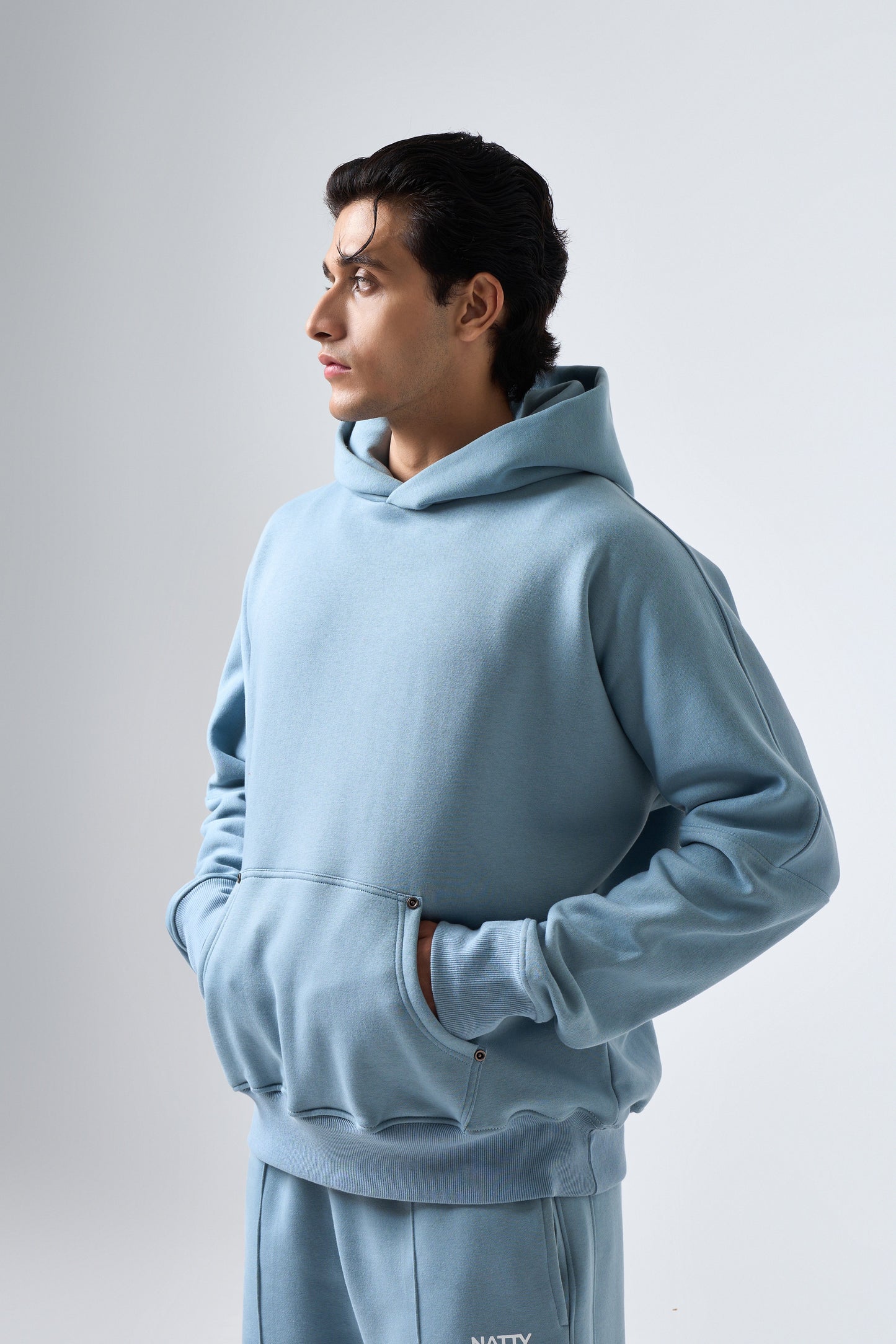 SIGNATURE HOODIE (ASH BLUE)