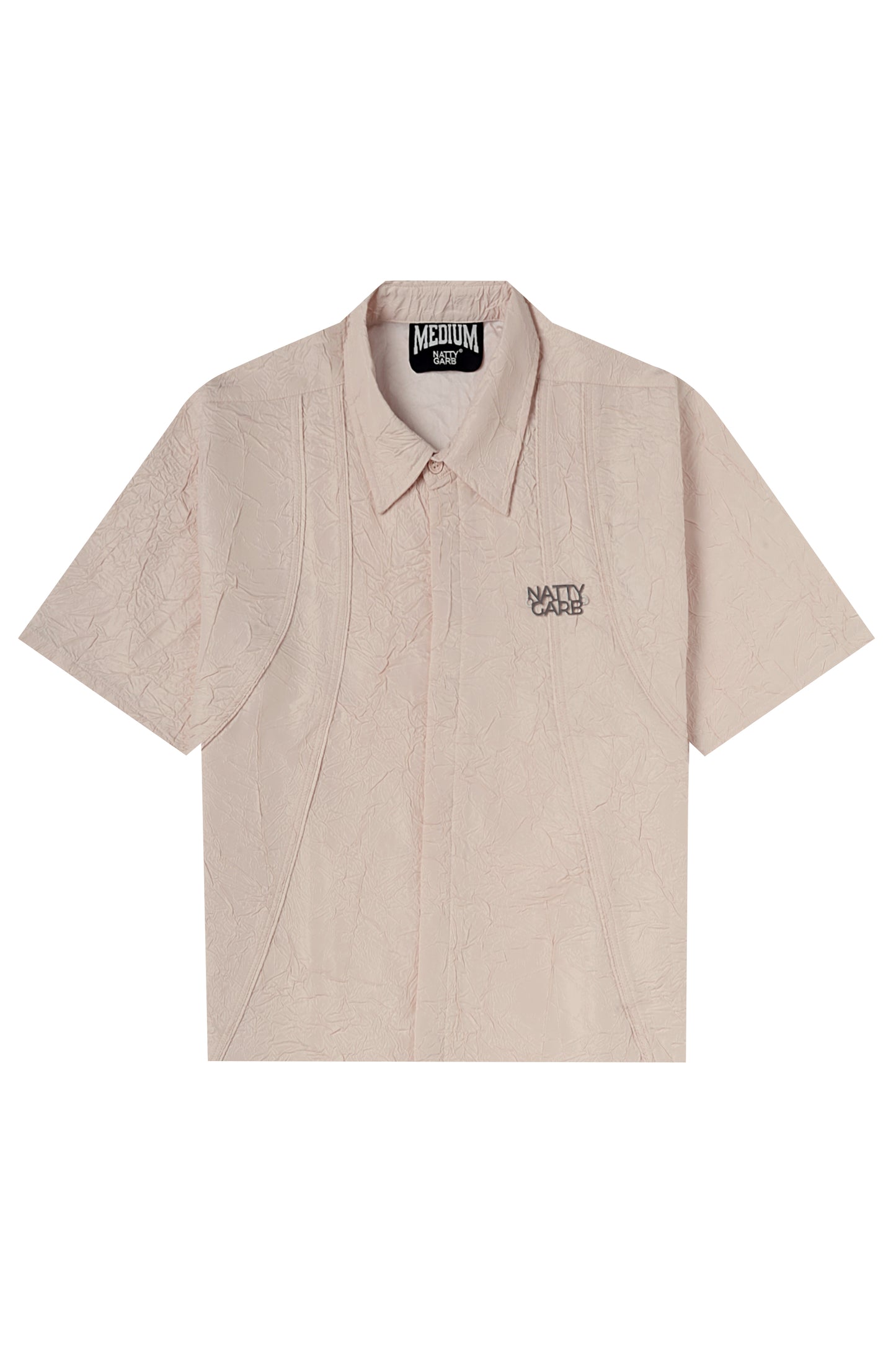 CRINKLED OFF-WHITE SHIRT