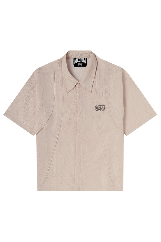 CRINKLED OFF-WHITE SHIRT
