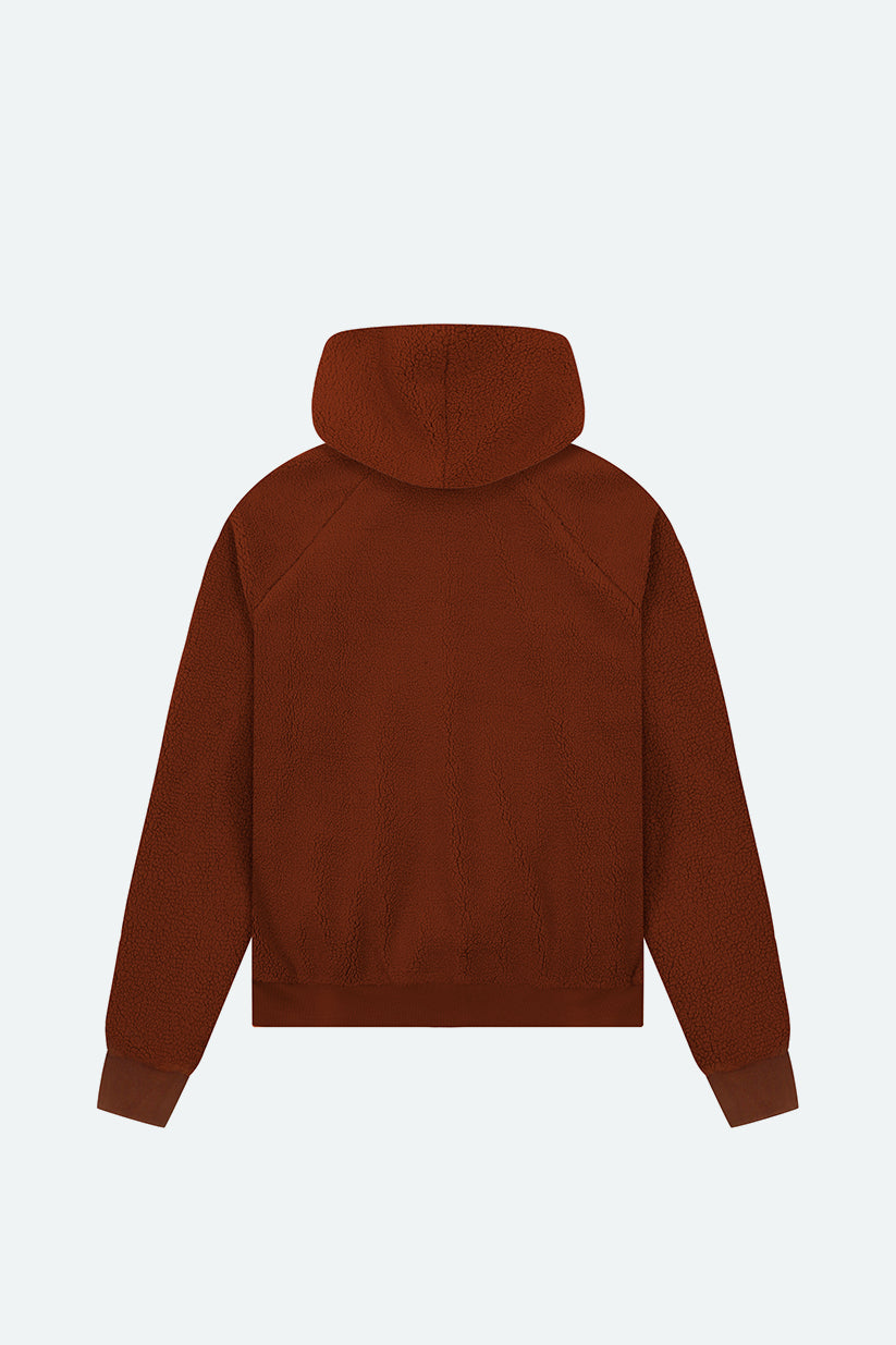 NG REVERSIBLE SHERPA JACKET (BROWN)