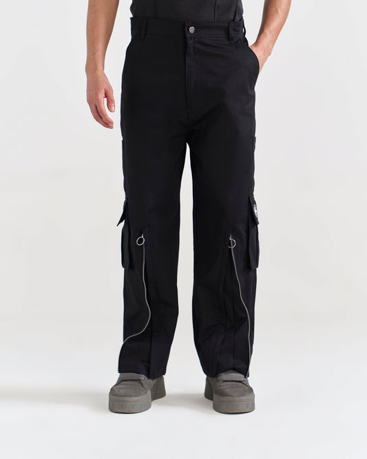 OCTA SLIDER PANTS - BLACK