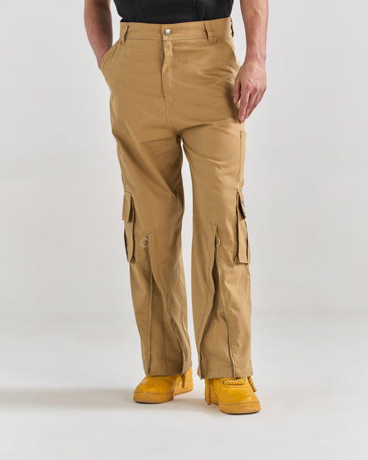 OCTA SLIDER PANTS - BEIGE