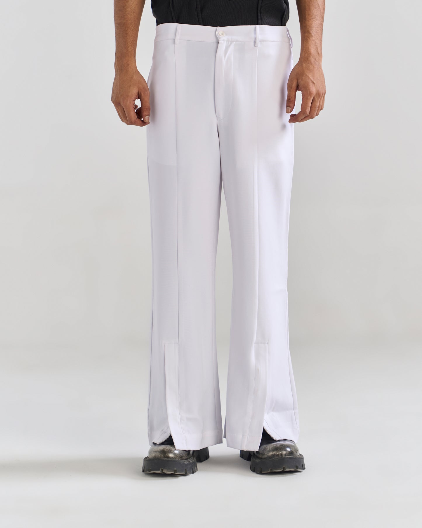 HEART LINKS TROUSER (WHITE)