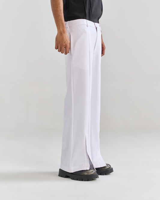 HEART LINKS TROUSER (WHITE)