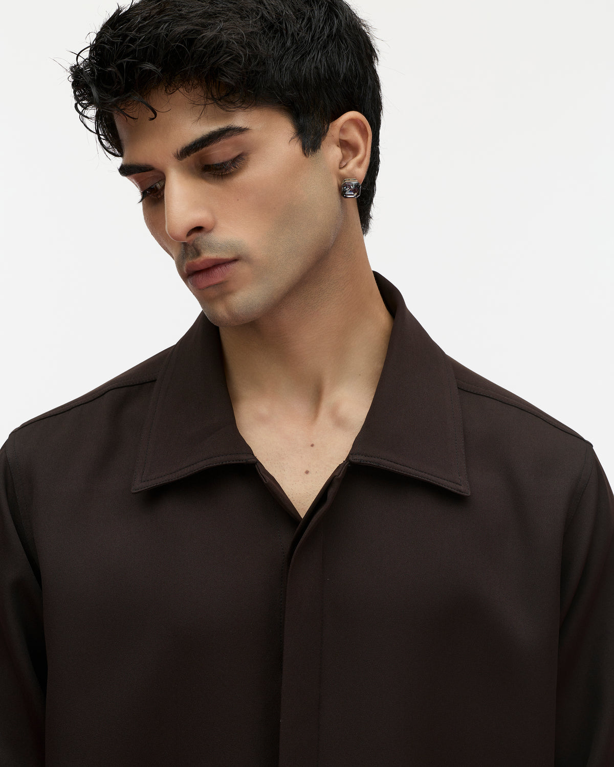 NATTY EMBLEM SHIRT (BROWN)