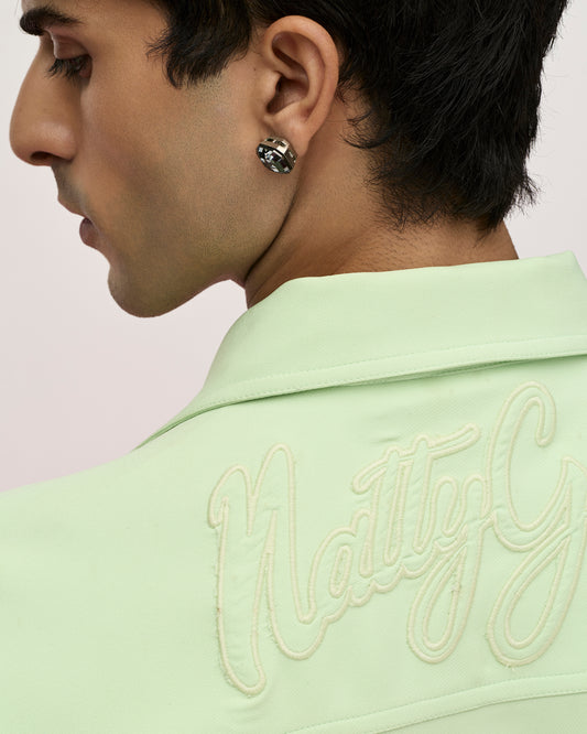 NATTY EMBLEM SHIRT (GREEN)