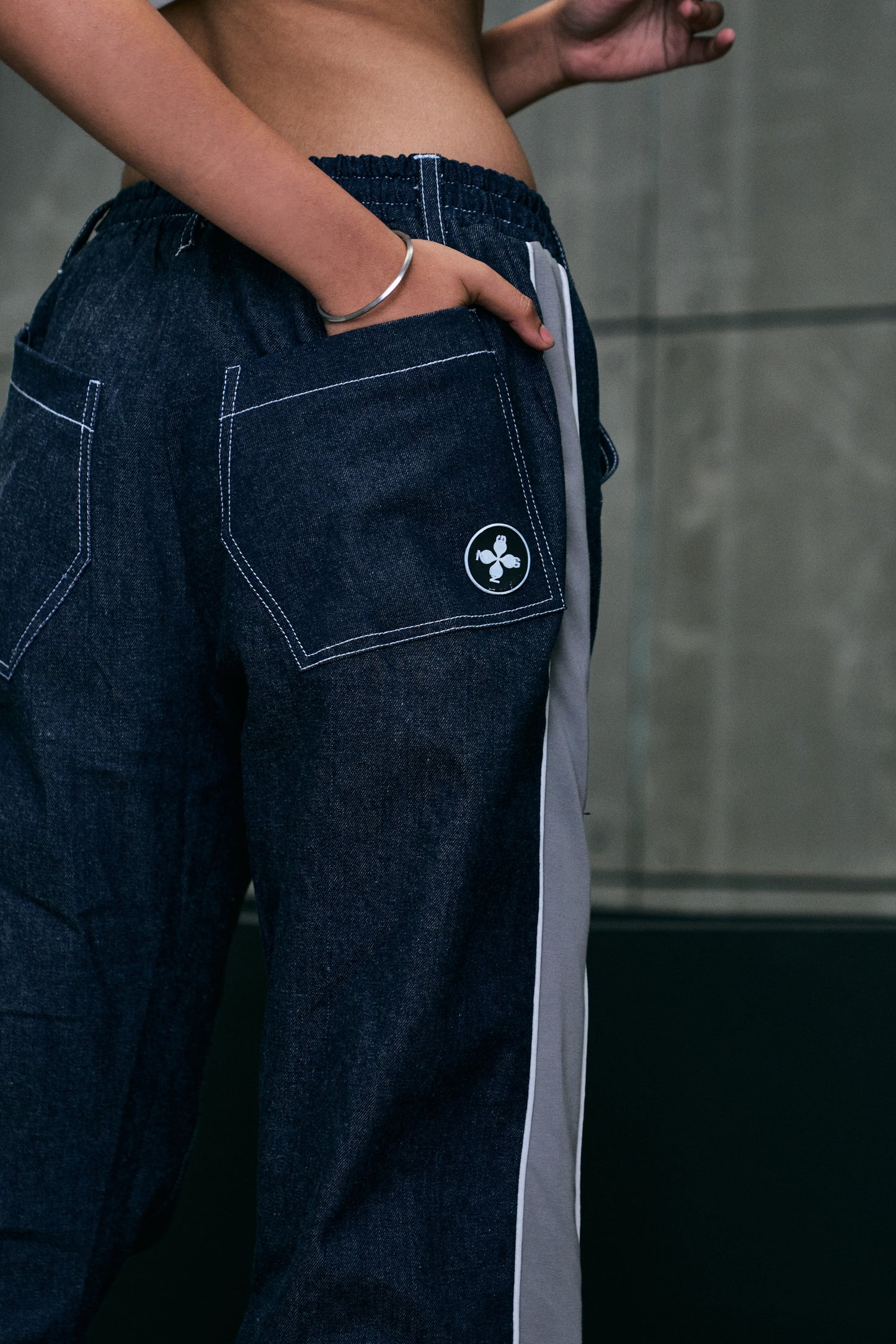 BB STRIPED (DENIM BLUE)