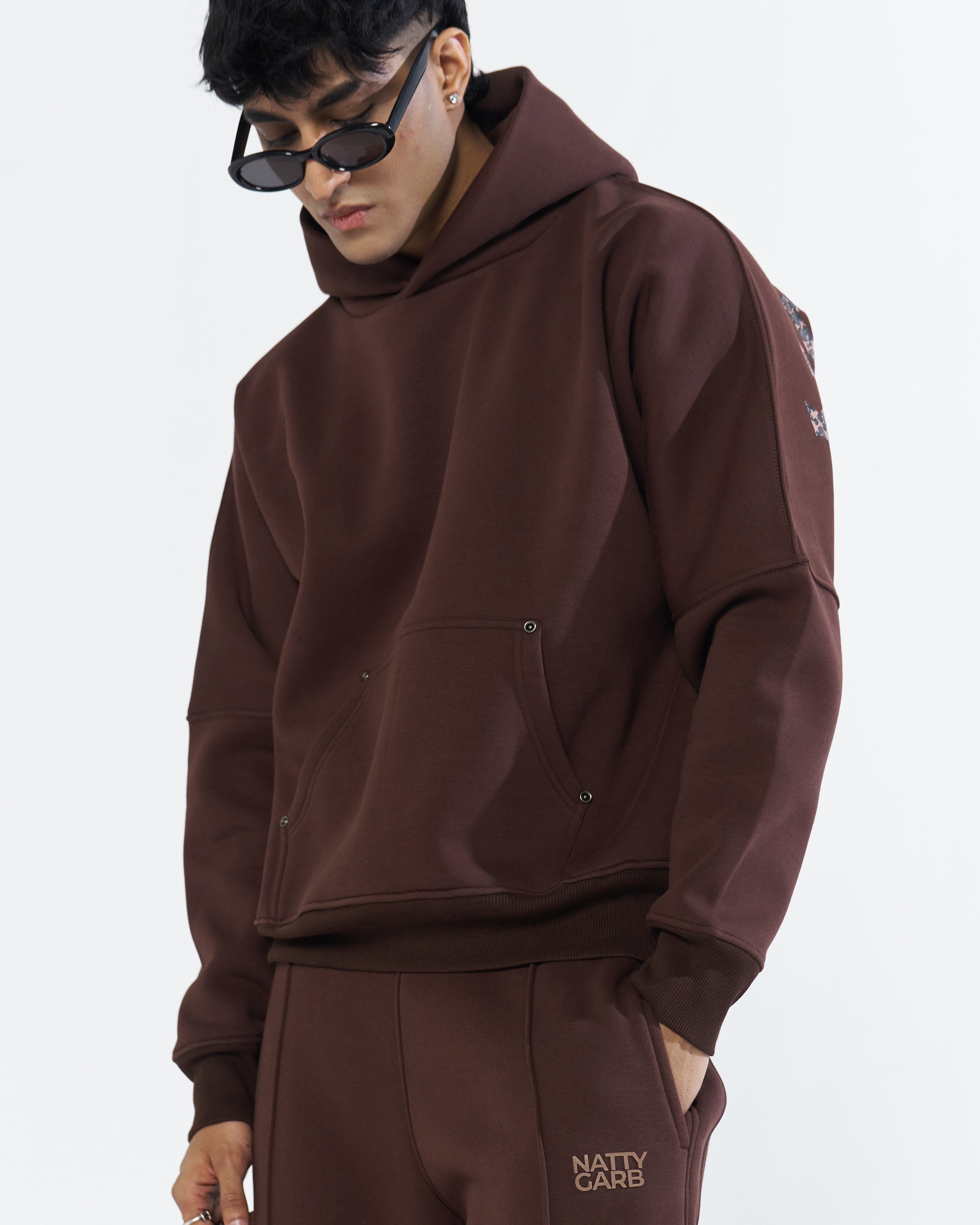 SIGNATURE HOODIE(BROWN) – NATTY GARB