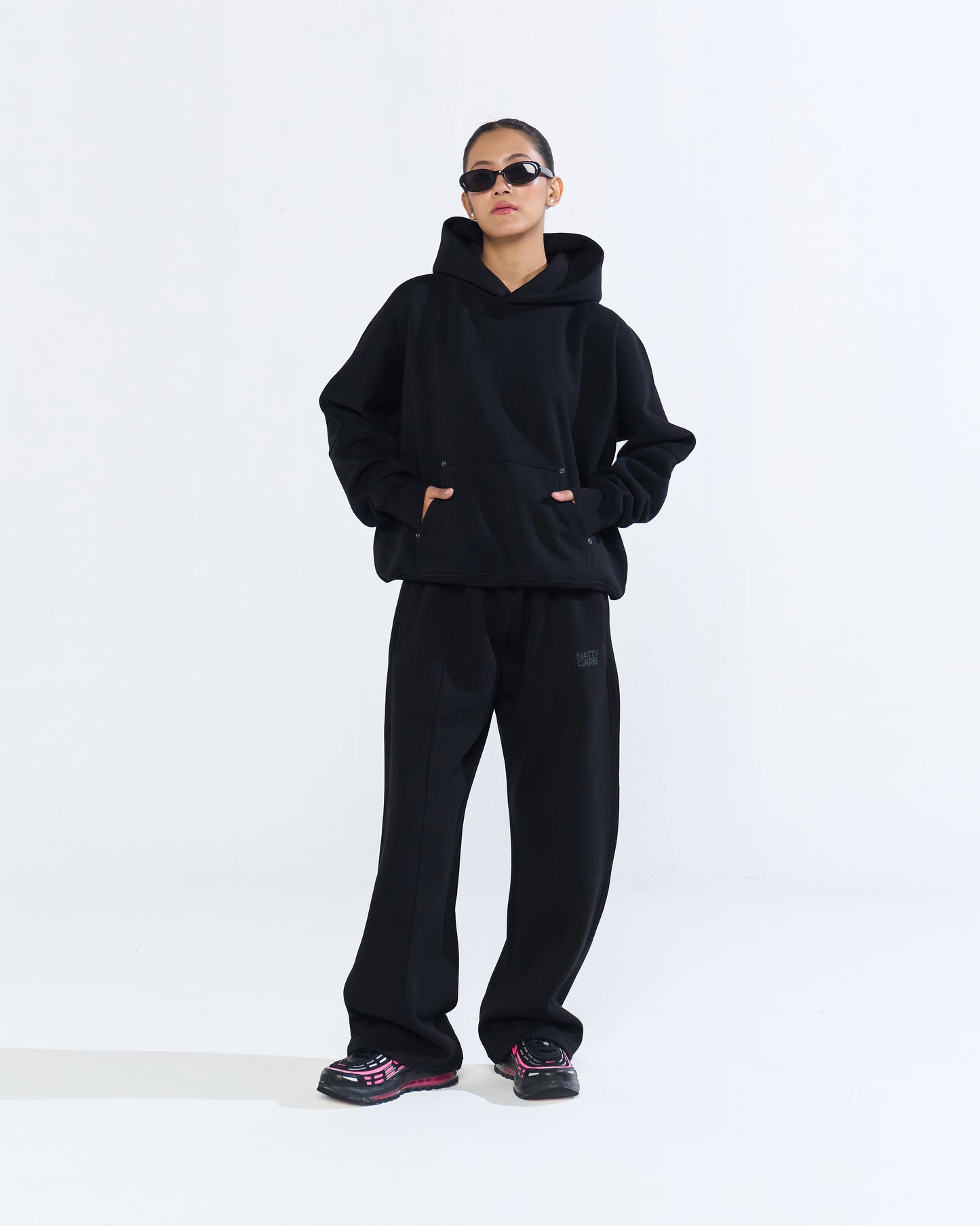 SIGNATURE CO-ORD(BLACK & PINK)