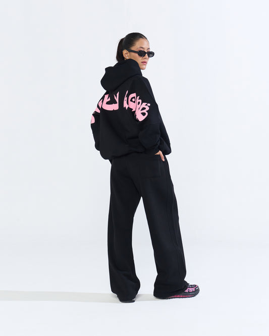 SIGNATURE CO-ORD(BLACK & PINK)