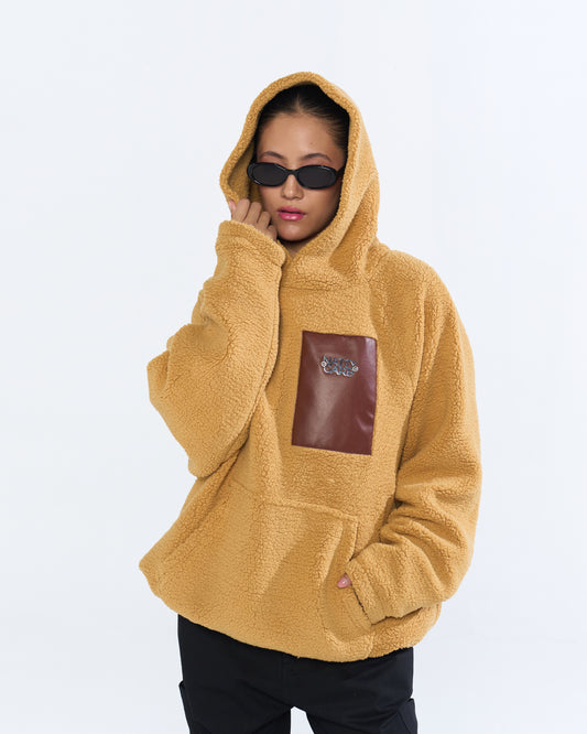 SHERPA HOODIE (BEIGE)