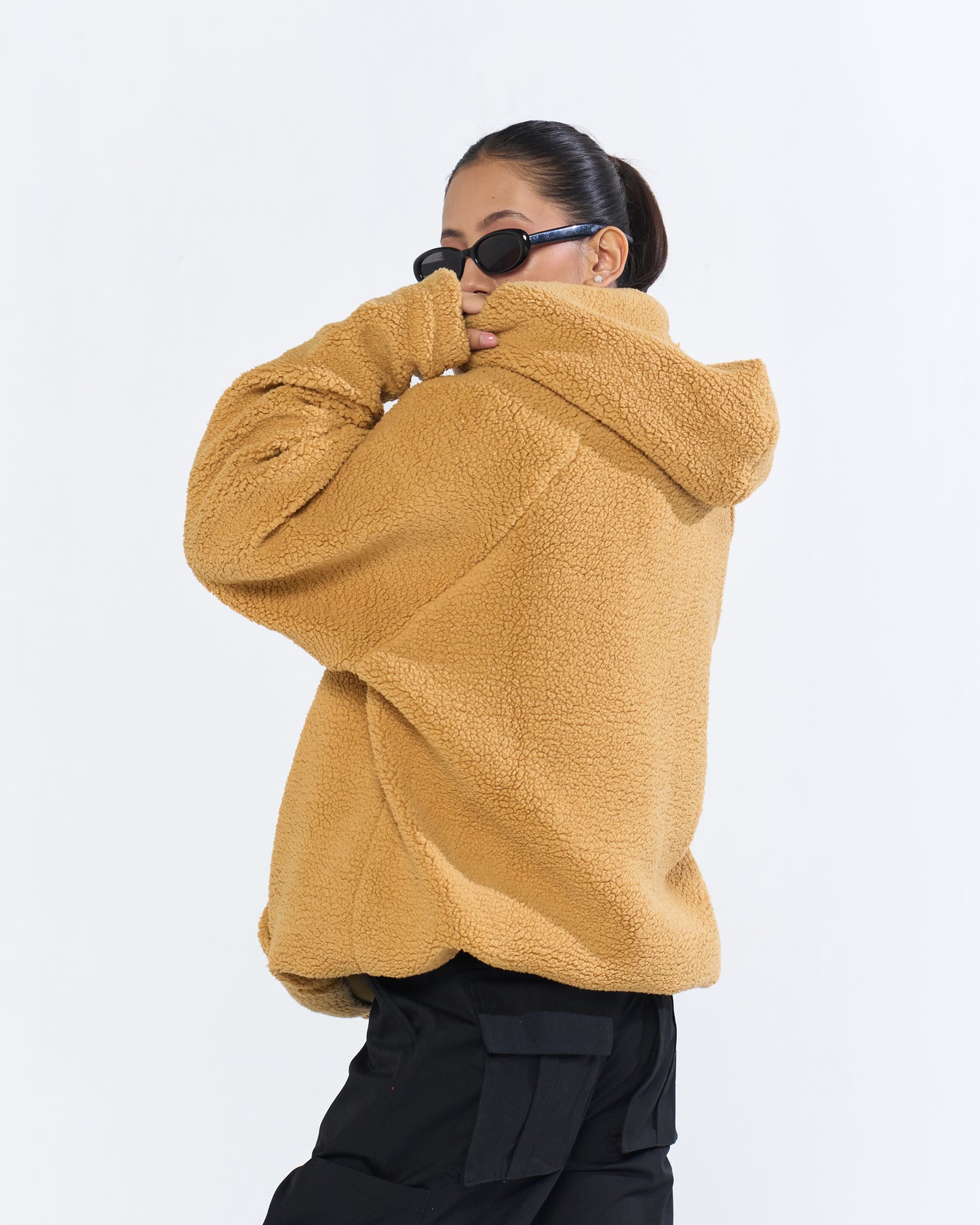 SHERPA HOODIE (BEIGE)