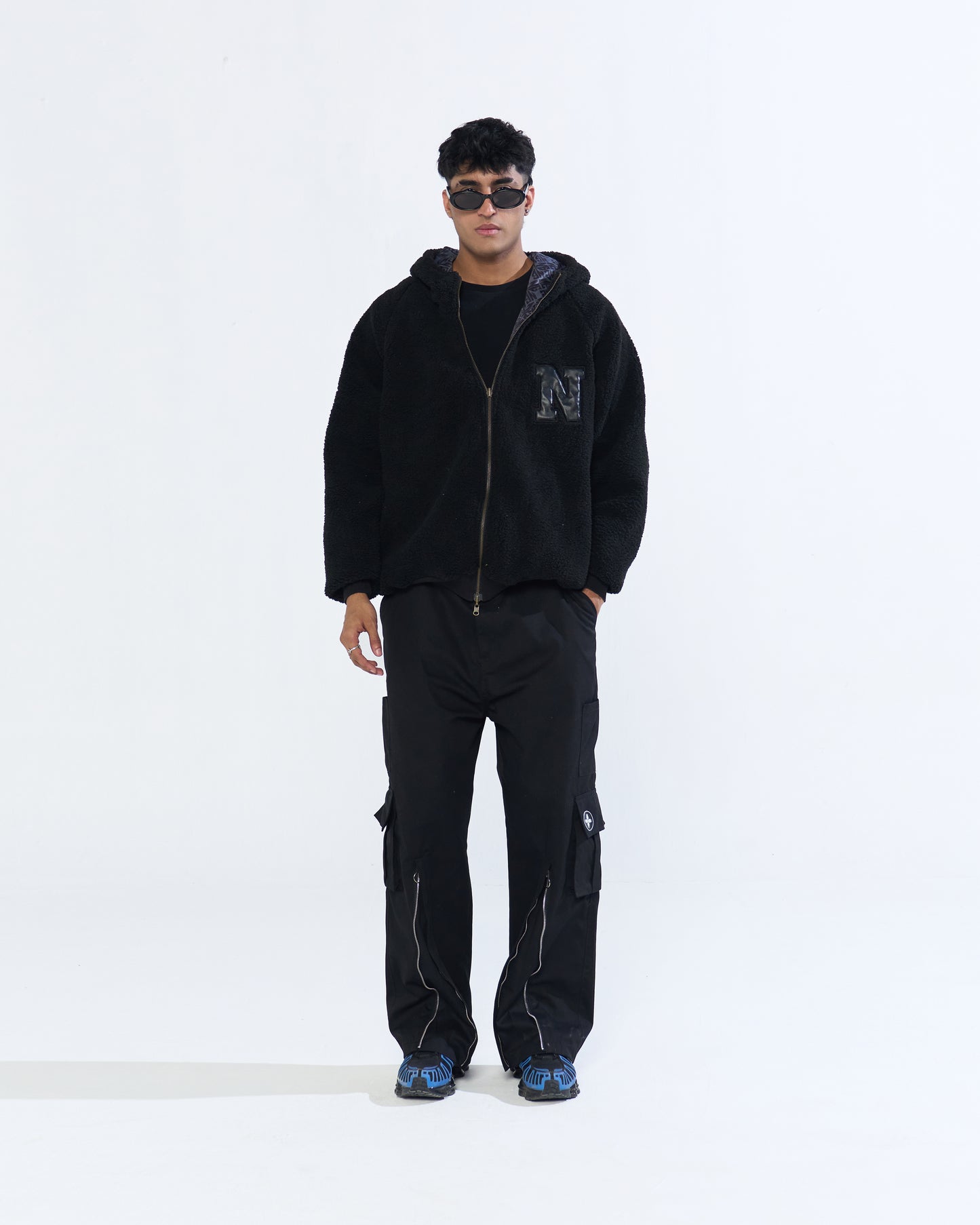 NG REVERSIBLE SHERPA JACKET (BLACK)