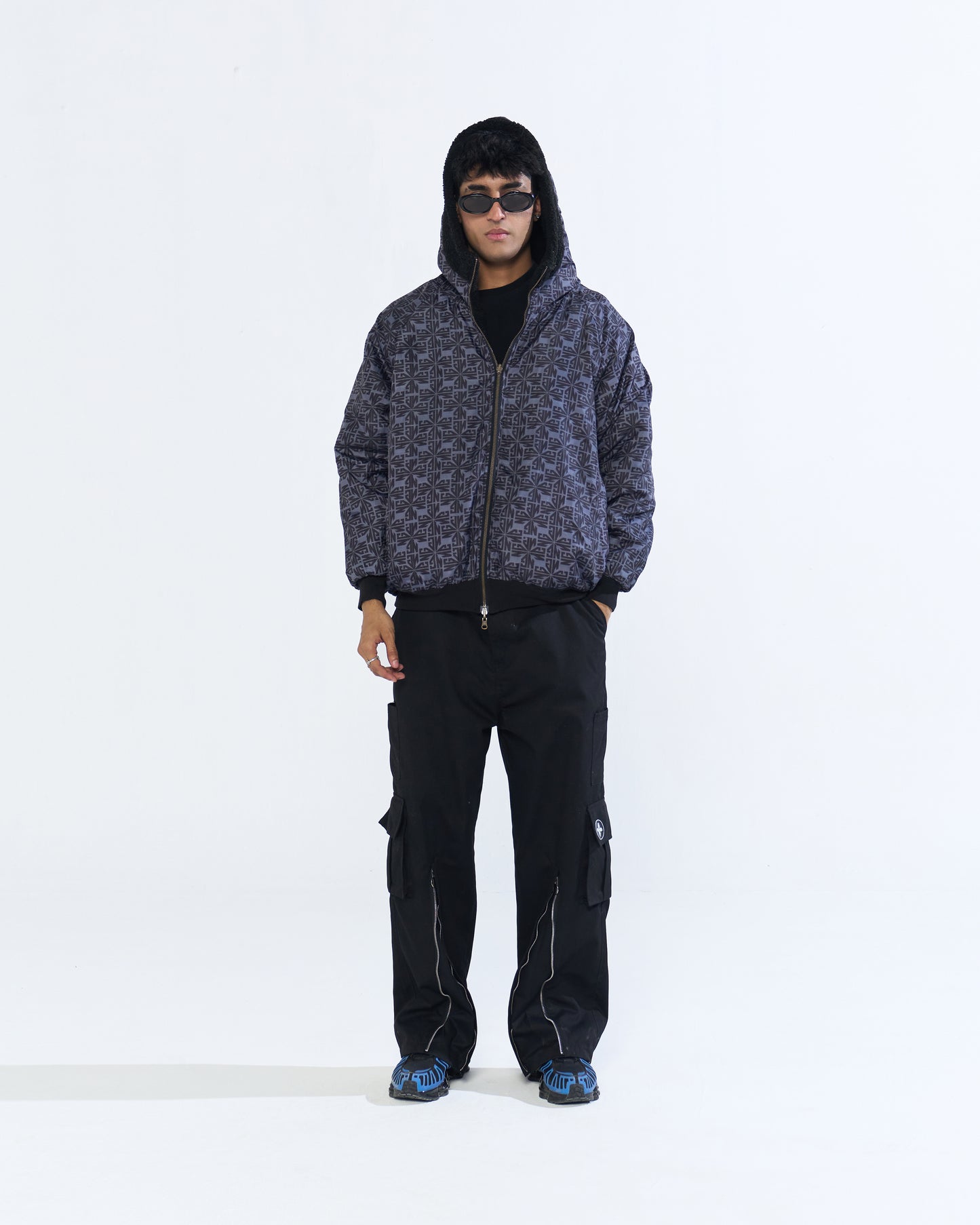NG REVERSIBLE SHERPA JACKET (BLACK)