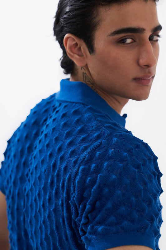 SPIKEY POLO (EGYPTIAN BLUE)