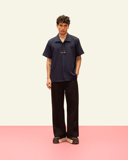 CLASP LOCK SHIRT(MIDNIGHT NAVY)