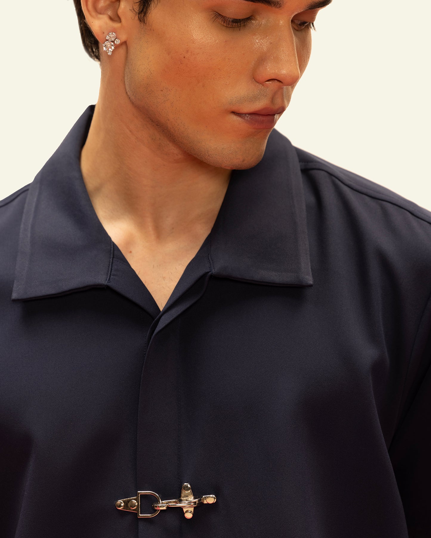 CLASP LOCK SHIRT(MIDNIGHT NAVY)