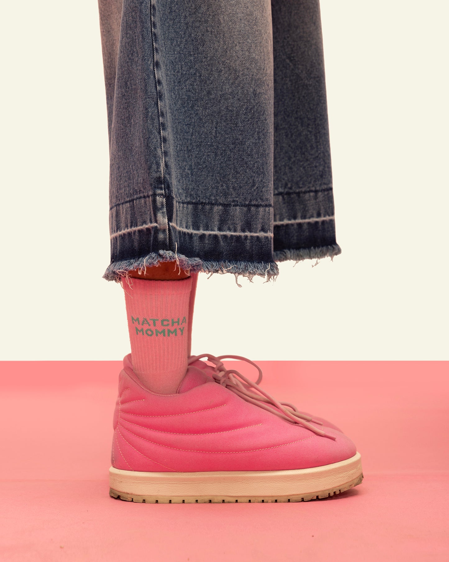MATCHA RASPBERRY SOCKS