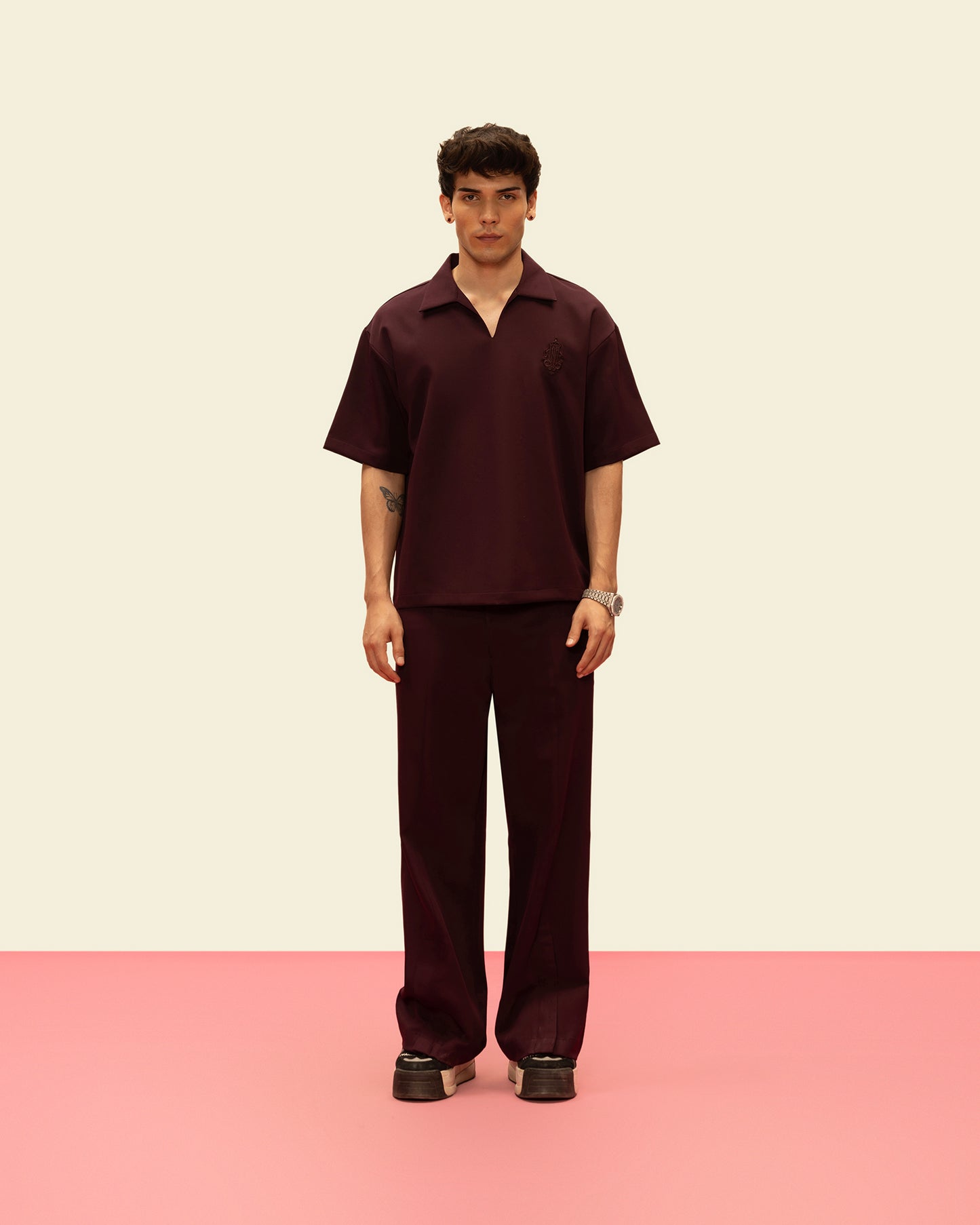 BILLIONAIRE SHIRT(WINE)