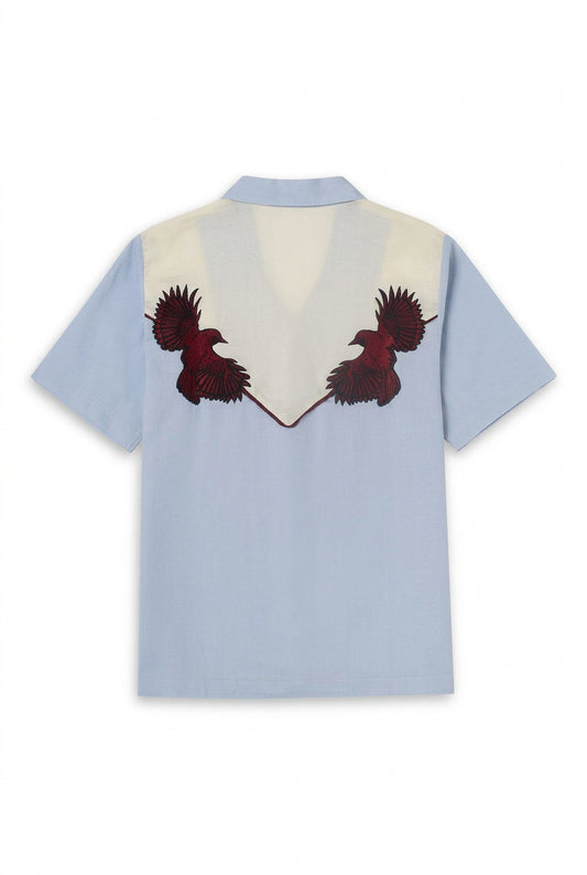 LOVEBIRDS LINEN SHIRT