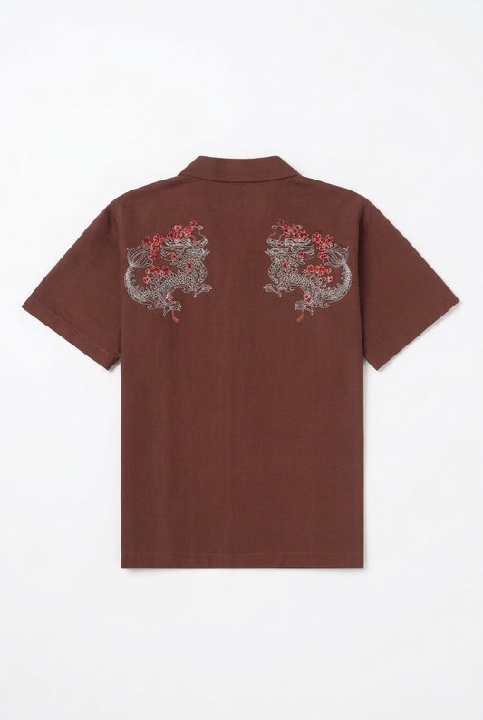 SHUANG LONG LINEN SHIRT