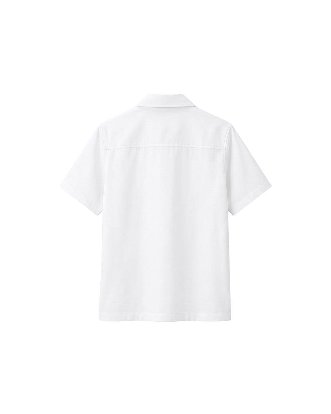 CLASP LOCK SHIRT HALF SLEEVES (WHITE)