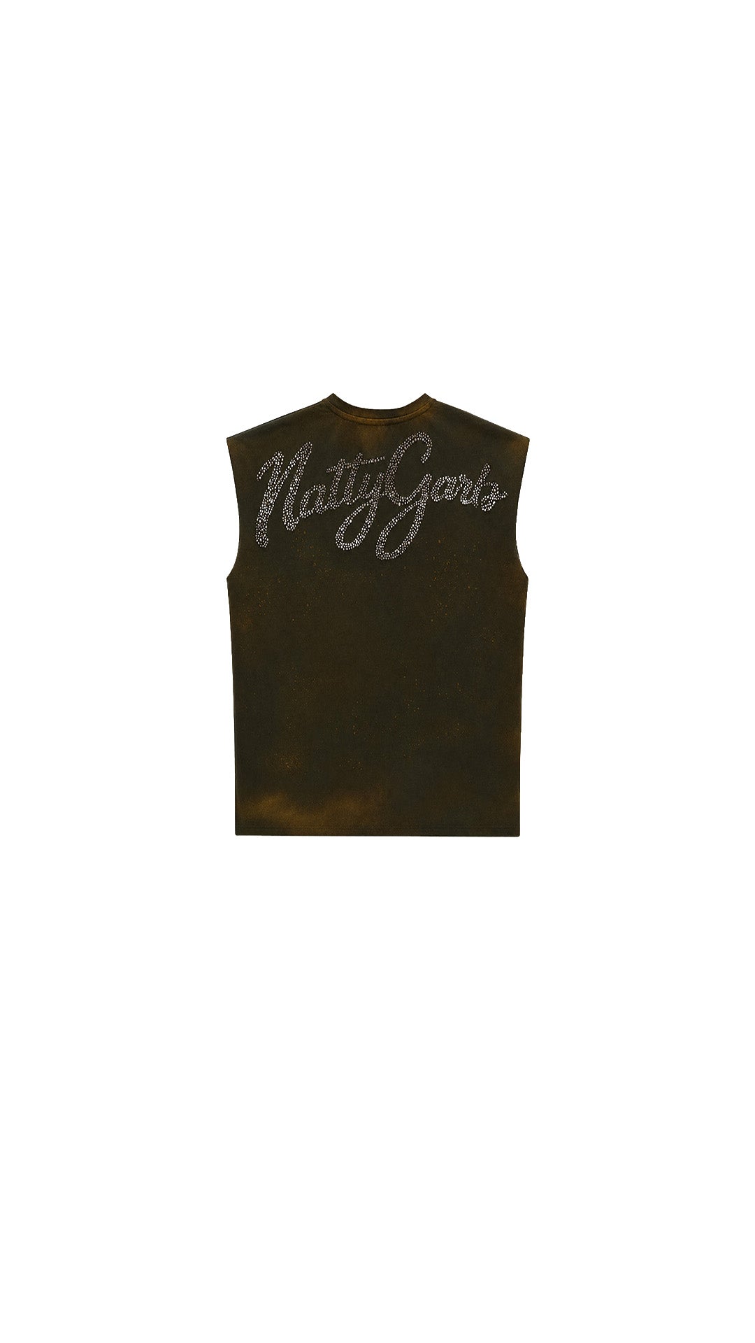 DIAMOND SCRIPT TANK (OLIVE GREEN)