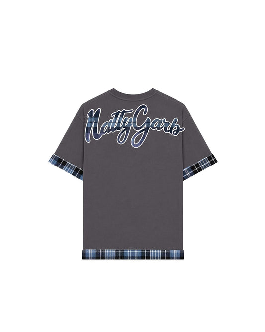 LEGACY T-SHIRT (GREY & BLUE)