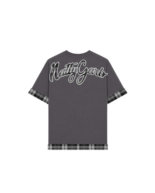 LEGACY T-SHIRT (GREY & WHITE)