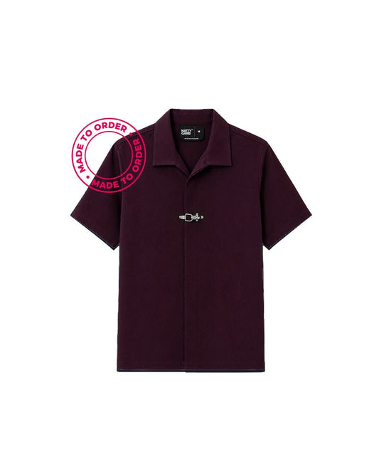 CLASP LOCK SHIRT(WINE)