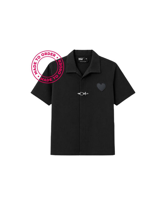 CUPID LOCK SHIRT HALF SLEEVE (BLACK)