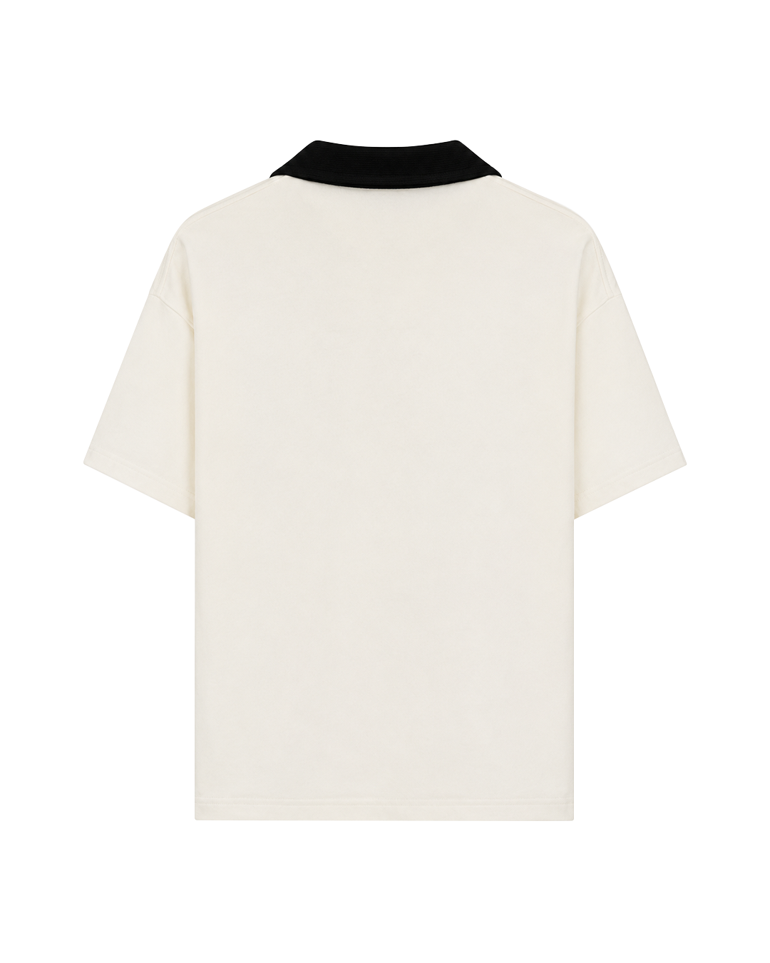 BLOCK COLLAR POLO (WHITE)